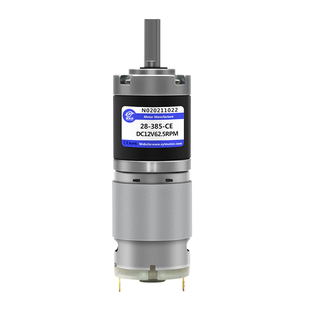 GA28Y-385行星齿轮微型直流有刷减速小马达12V24v可调低速小电机