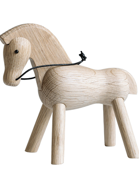 白马创意礼物木质家居装饰