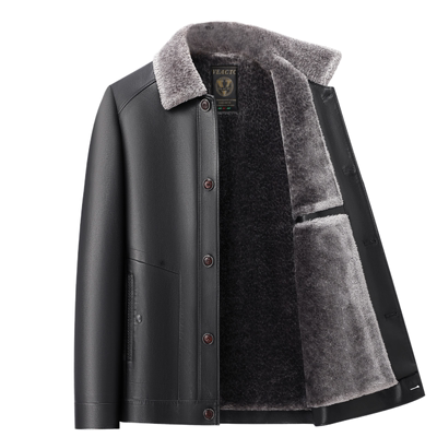 皮衣外套男士春秋季新款皮夹克