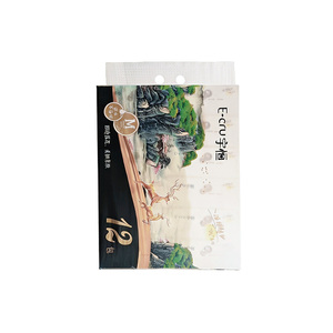 宇恒压花抽纸5层加厚420张*12包纸巾餐巾面巾纸卫生纸家用实惠装