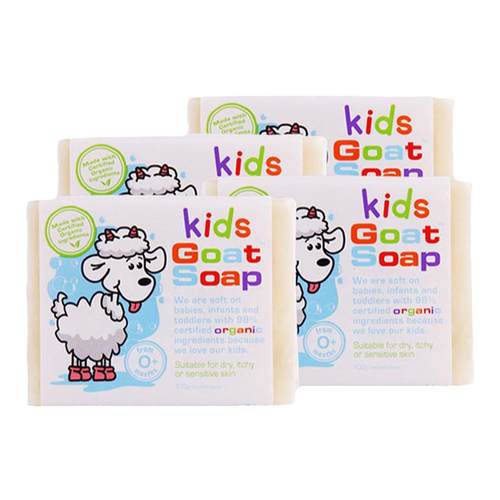 Goat山羊奶皂婴儿孕妇沐浴洗手肥皂滋润不伤肤不刺激4块装
