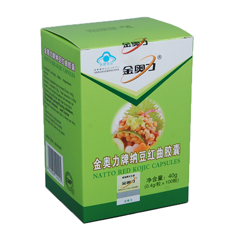 纳豆红曲胶囊0.4g/粒*100粒*2瓶