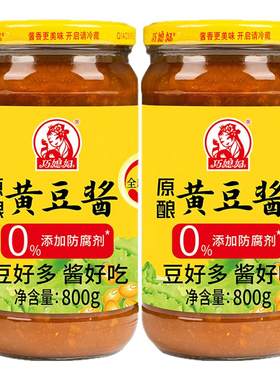 巧媳妇800g瓶装拌饭黄豆酱