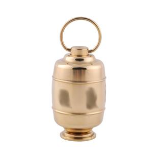 掌中宝黄铜手持手捻转轮家居摆件藏式转轮语狮子缩微胶片