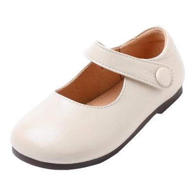真皮春秋牛二层皮女童豆豆鞋