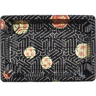 三泽3号日式寿司盒子打包盒包装盒一次性商用外卖带盖刺身长方形