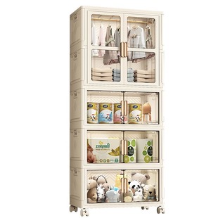 禧天龙衣柜卧室家用衣服收纳箱衣橱玩具零食免安装收纳柜