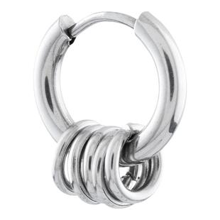 ACITY喜城百搭圆圈耳环男女圆环耳钉无耳洞耳夹小圈朋克耳圈耳饰