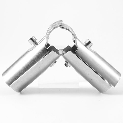 不锈钢管连接头圆管直角三通厂家货架固定紧固件框架配件接头批发