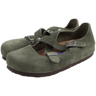 东园物作DYOWOZ交叉搭扣软木底女复古时尚学院文艺日系单鞋玛丽珍