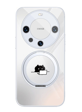 情侣支架猫咪手机壳适用OPPOViVo