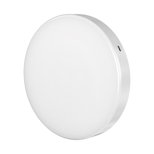 入户门雷达感应吸顶灯圆灯厨房卫生间阳台灯小尺寸新型充电照明灯