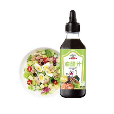 吉得利0脂低卡沙拉酱油醋汁