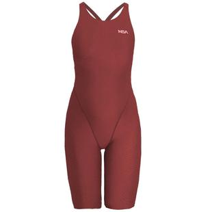 nsa泳衣女连体五分裤专业竞技游泳衣新款竞速龙鳞泳装快速泳衣