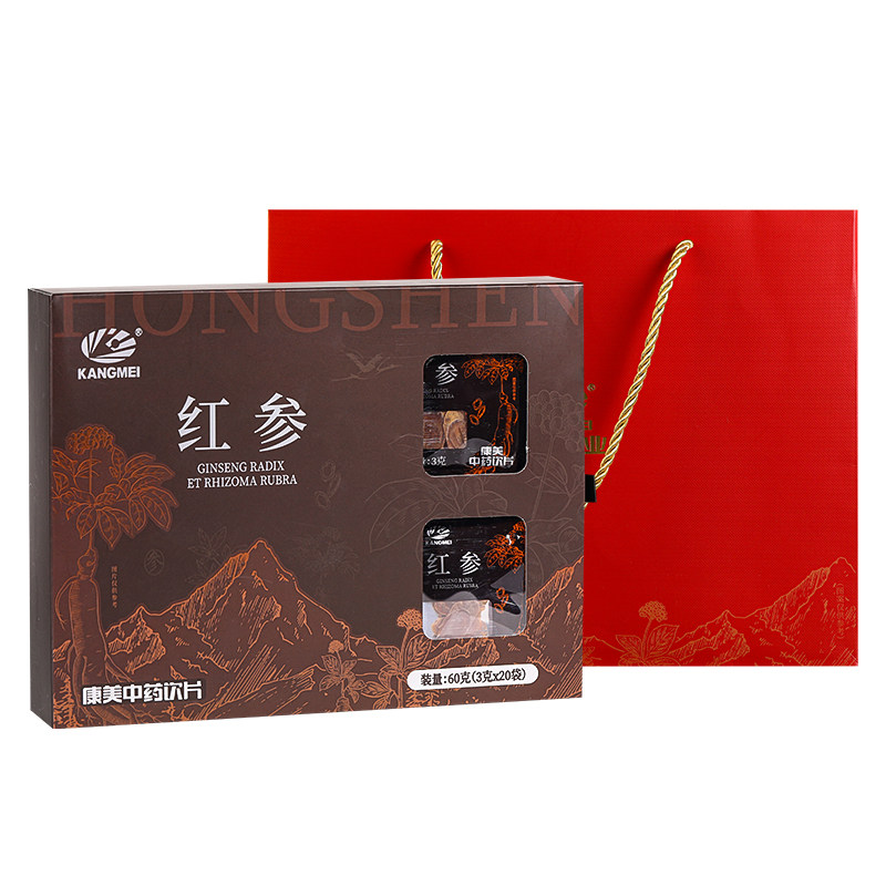 康美红参礼盒60g送长辈礼到福至