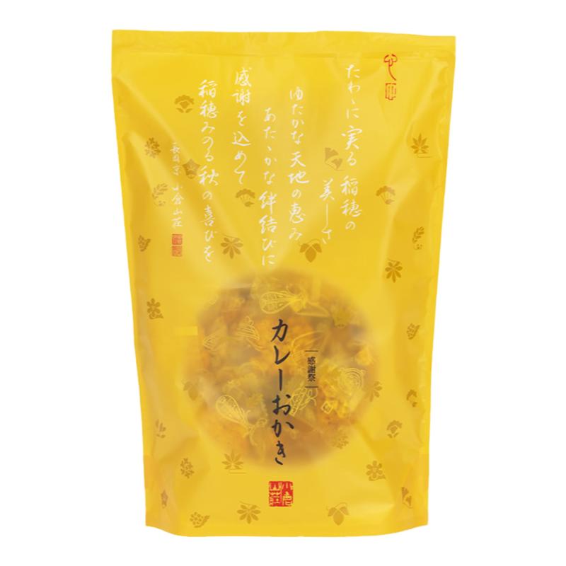 日本直邮 小仓山庄 咖喱味仙贝米饼 期间限定 160g 约35枚/袋