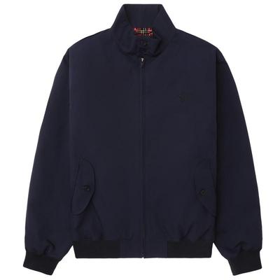 FRED PERRY男士休闲夹克2025冬季拉链麦穗刺绣立领宽松外套J7320