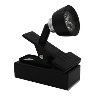 婚庆路引led无线电池灯迷你简约明装超亮室内可移动充电夹子射灯