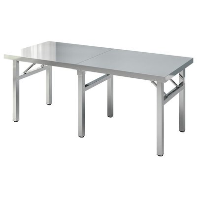 便携折叠桌不锈钢桌面对折免安装