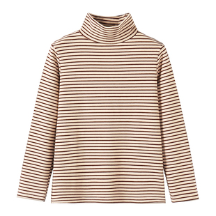 儿童高领德绒打底衫秋冬2025新款男童内搭保暖上衣中大童女童秋衣