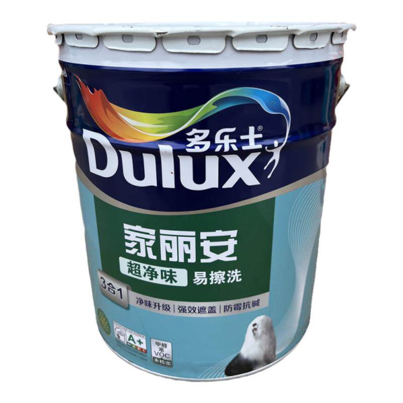 家丽安超净味易擦洗三合一乳胶漆