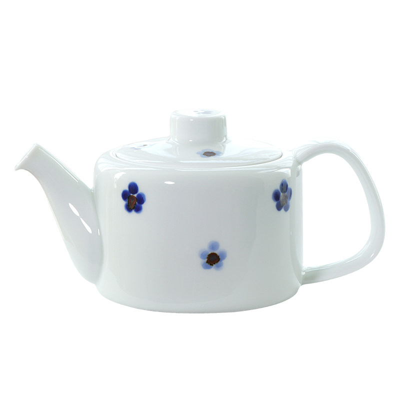日本有田烧梅花陶瓷茶壶