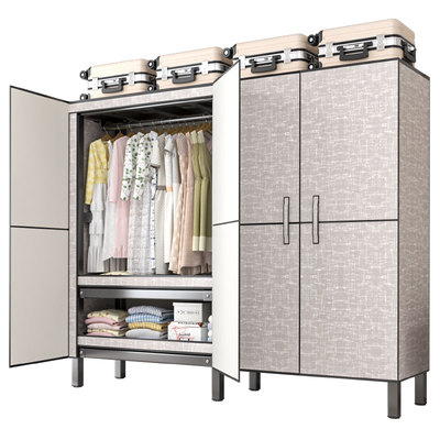 免安装开门式衣柜全封闭防虫防尘