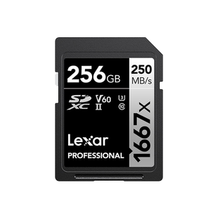 雷克沙佳能SD卡128G存储卡V30佳能单反微单相机内存卡SILVER PLUS