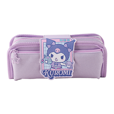 广博三丽鸥库洛米翻盖大容量笔袋套装可拆卸卡通文具盒铅笔盒女孩款高颜值小学生专用文具2025年新款