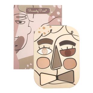 眼影面部综合盘眉粉腮红修容高光多功能彩妆盘哑光大地色秋冬新手