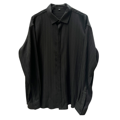 长袖轻奢肌理感衬衫高级柔软透气