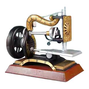 古董缝纫机摆件老式怀旧上海民国老物件5060年代仿真古董模型道具