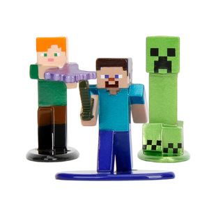 JadaToys 我的世界 Minecraft 迷你公仔包盲袋 盲盒 金属摆件手办