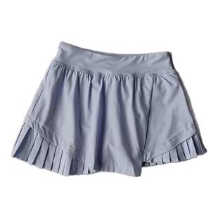 新品高腰百褶裙运动短裙女夏季防走光假两件速干健身瑜伽跑步短裤