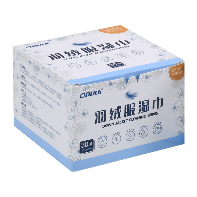 干洗去油污渍羽绒服免洗清洁湿巾