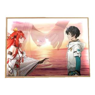 龙族卡塞尔之门灯光画上杉绘梨衣二次元周边手办绘梨衣吧唧摆件