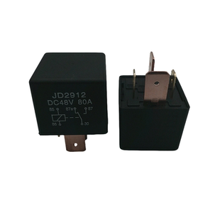 80A汽车继电器36V/48V/60v/72v车用4脚5脚常开常闭大灯空调继电器