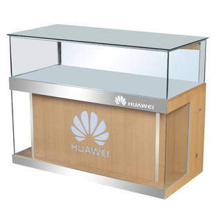 手机柜台定制玻璃产品厂家商用展柜靠墙木柜烤漆铁柜珠宝转角隔断