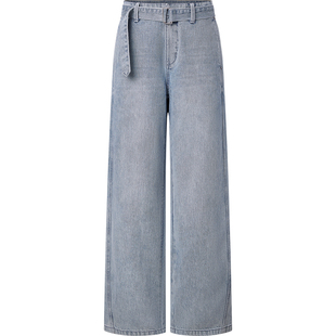 LINCCHIC金羽杰2026年春季新品低腰弯刀牛仔裤女S261JE019Y