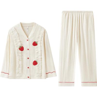 红豆居家睡衣套装女士