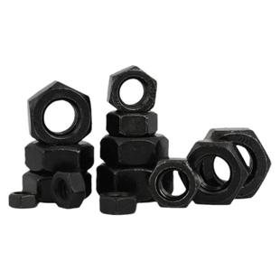 M2M2.5M3M4M5M6M8M10M12黑色304不锈钢六角螺母螺帽螺丝母DIN934