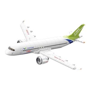 TOPTOY积木C919大型客机玩具