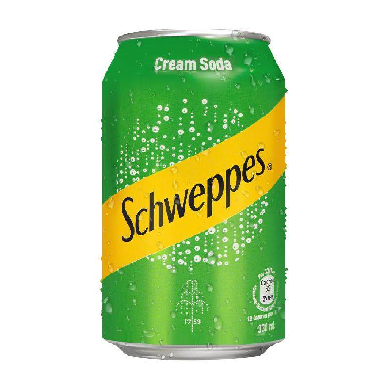 可口可乐（Coca-Cola）玉泉忌廉奶油味网红汽水碳酸饮料330ml*6罐