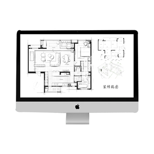 爱多辉灯光设计服务家居定制别墅照明方案室内全屋配灯CAD布灯图