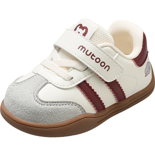 牧童童鞋宝宝板鞋2025秋冬新款儿童低帮女童鞋幼儿加绒软底男童鞋