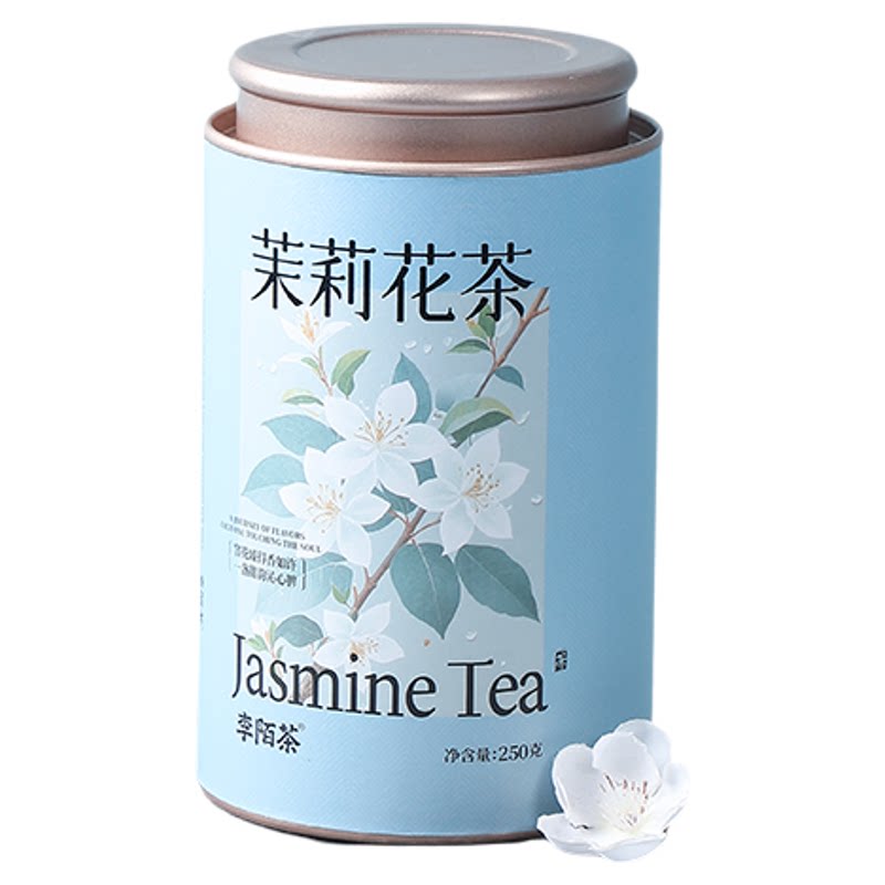李陌茶横州茉莉+四川烘青绿茶