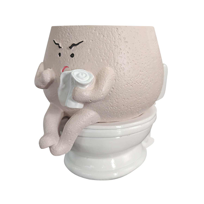 新颖马桶花盆2合1树脂新品简约