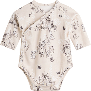 考拉蒂尔 宝宝包屁衣婴儿衣服秋季薄款连体衣三角哈衣新生儿睡衣