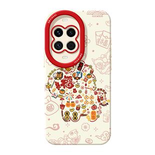 适用华为nova15手机壳女款nova13pro保护套novo12祥马纳福11新年8马年7se红色10喜庆ultra过年本命年14外壳