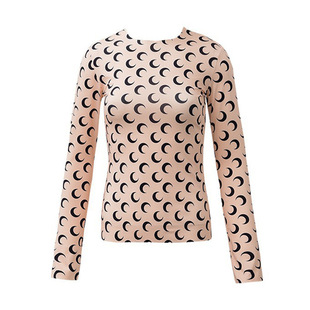 西装内搭女春秋月亮打底防晒衣衫长袖潮搭叠穿明星同款冰丝紧身衣